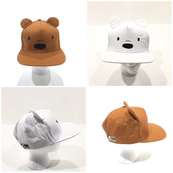 Cartoon Network Other - Cartoon Network We Bare Bears Hats Cap SET
